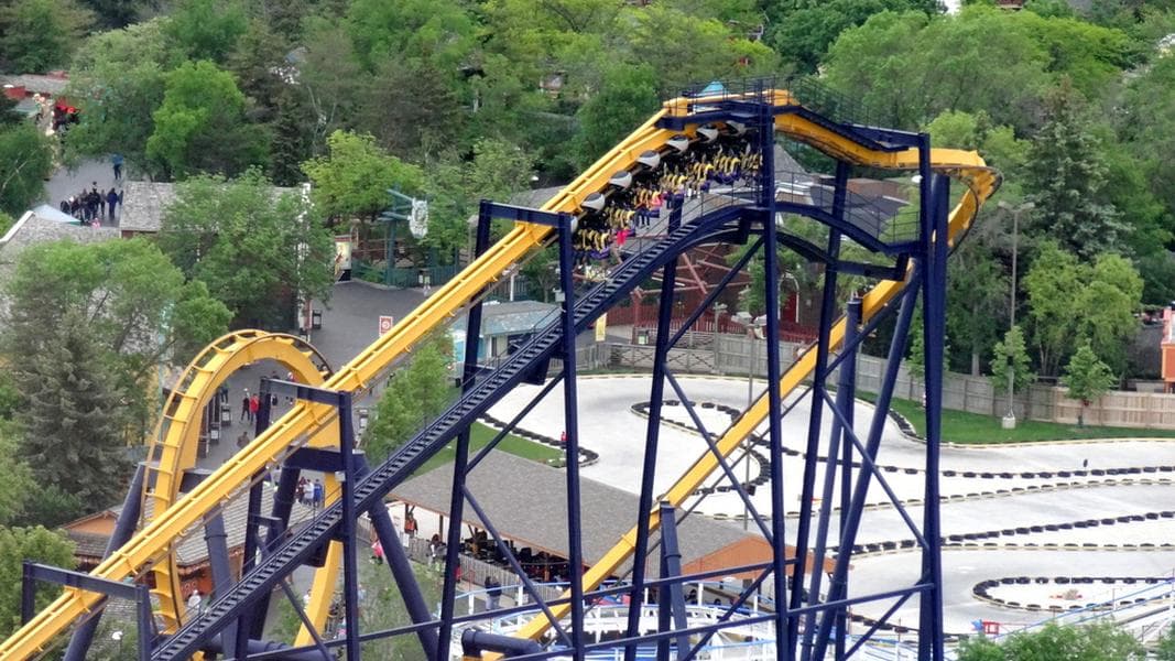 A Chilly Day at Six Flags Great America