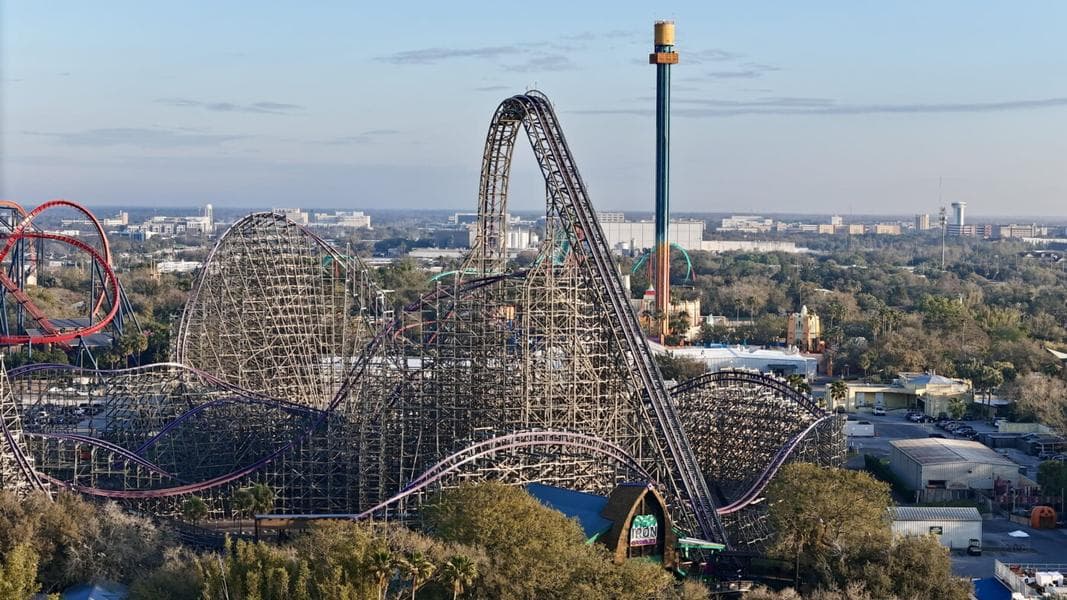 Incredible Aerial Photos of Busch Gardens Tampa