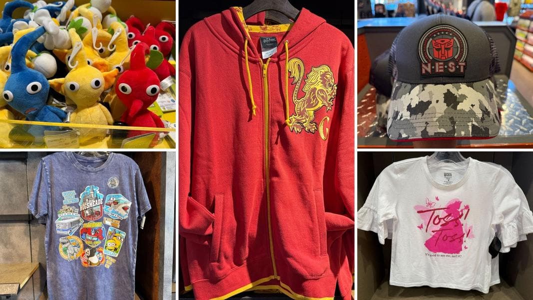 Wicked T-Shirts, Pikmin Plush, Hogwarts Collection, and More New Universal Studios Hollywood Merchandise