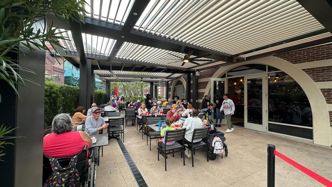 New Chicken Guy Outdoor Seating Area Opens at Disney Springs