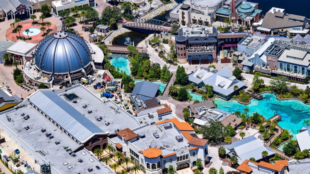 PHOTOS: Get an Aerial View of Disney Springs, Typhoon Lagoon, and Blizzard Beach During the Extended Parks Closure