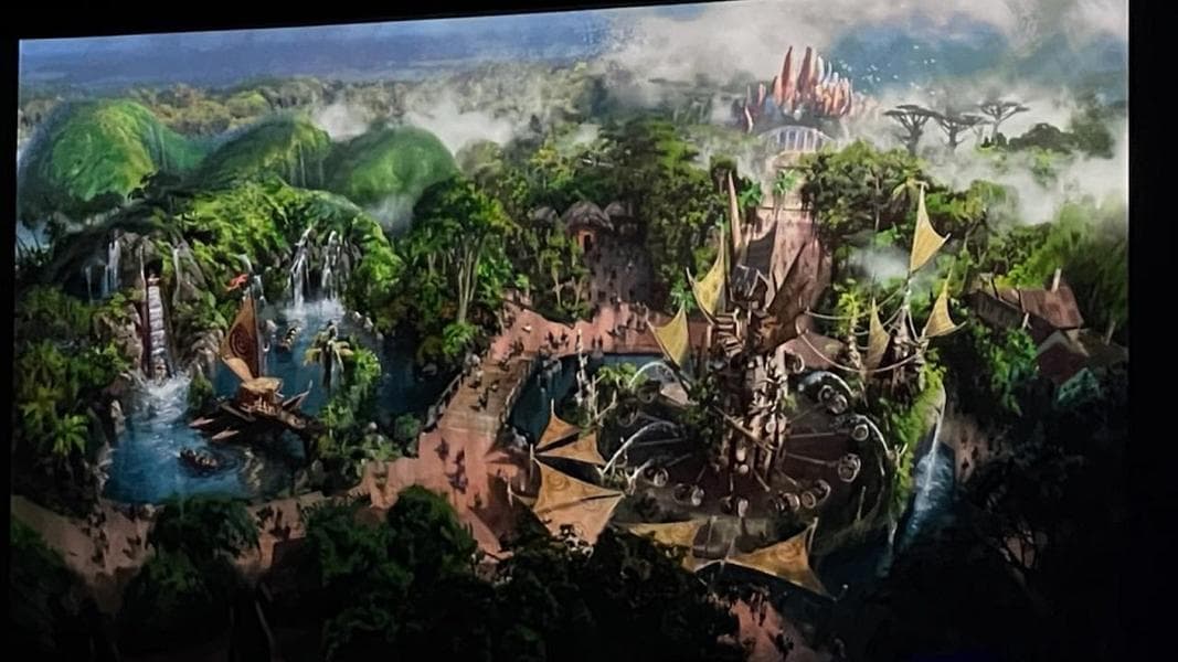 Dinoland set for a Disney Imagineering re-make to “Moana” and “Zootopia”