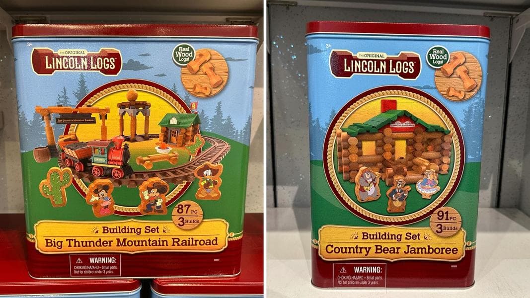 Country Bears, Big Thunder Mountain, and More Frontierland Lincoln Log Sets at Walt Disney World