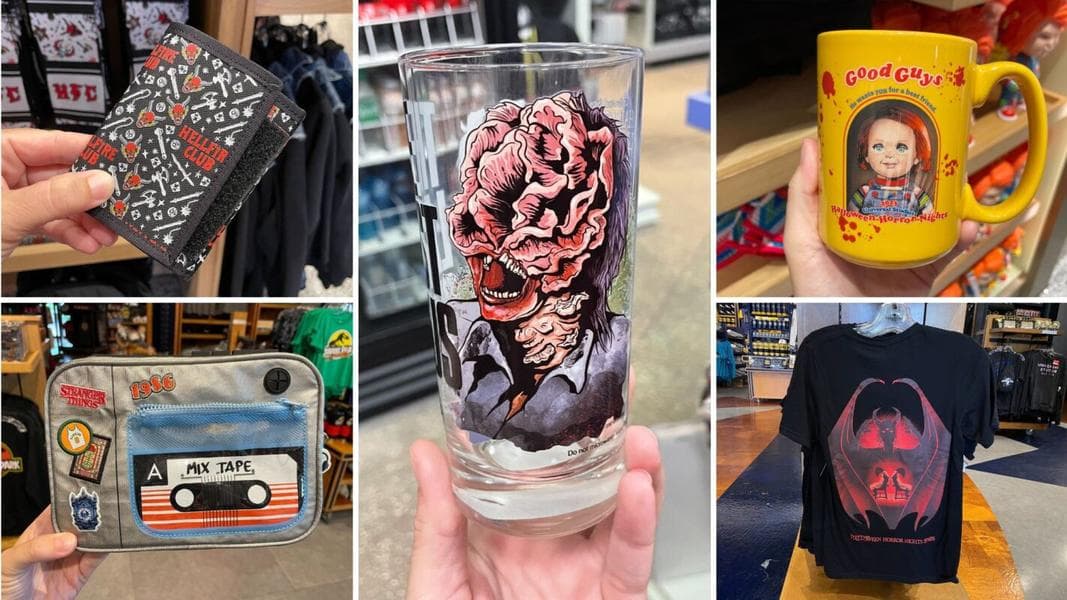 New Chucky Backpack & Mug, Exorcist Tee, Hellfire Club Walkman Bag, and More Halloween Horror Nights 32 Merchandise Arrive at Universal Orlando Resort