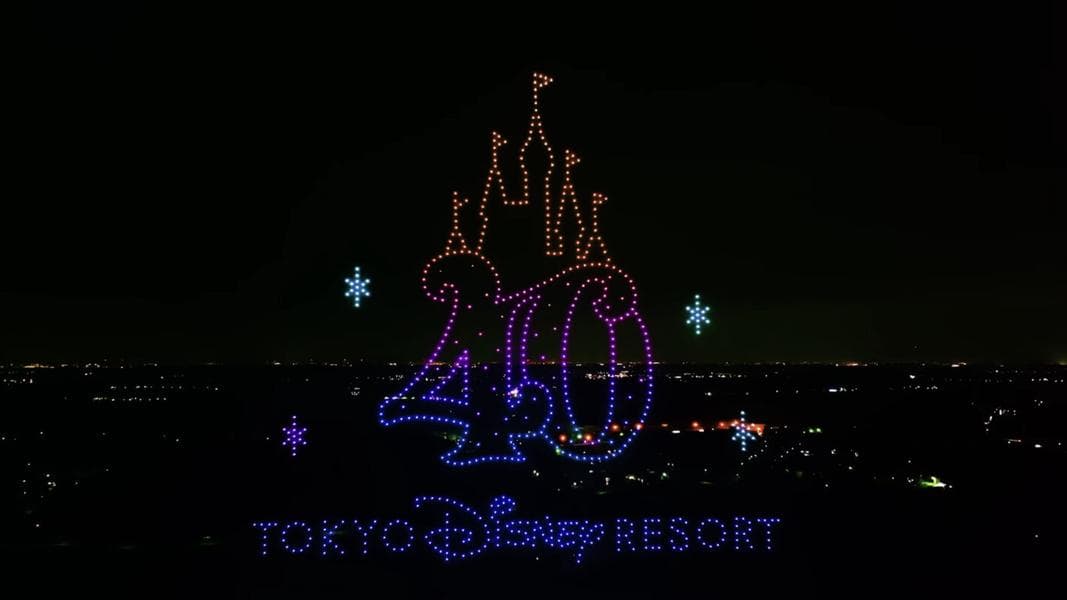 VIDEO: Tokyo Disney Resort Announces 40th Anniversary Drone Show