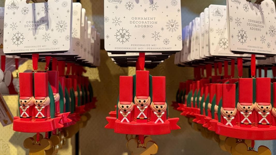 Personalizable Toy Soldier Ornaments Arrive at Disneyland Resort
