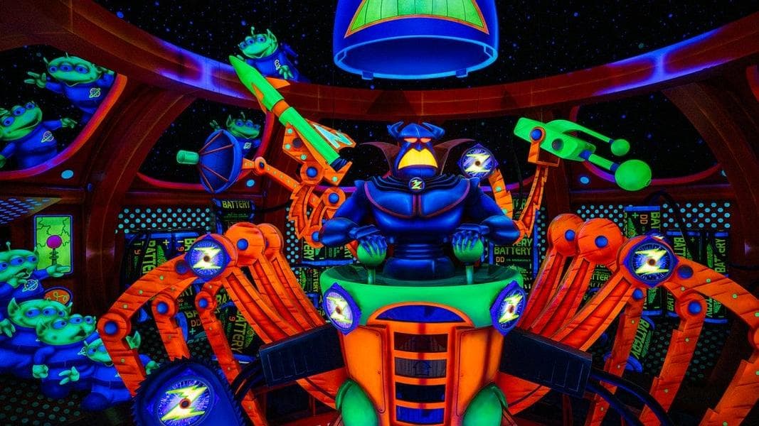 Disney Reveals Sneak Peek Photos from Inside Refurbished Buzz Lightyear’s Space Ranger Spin