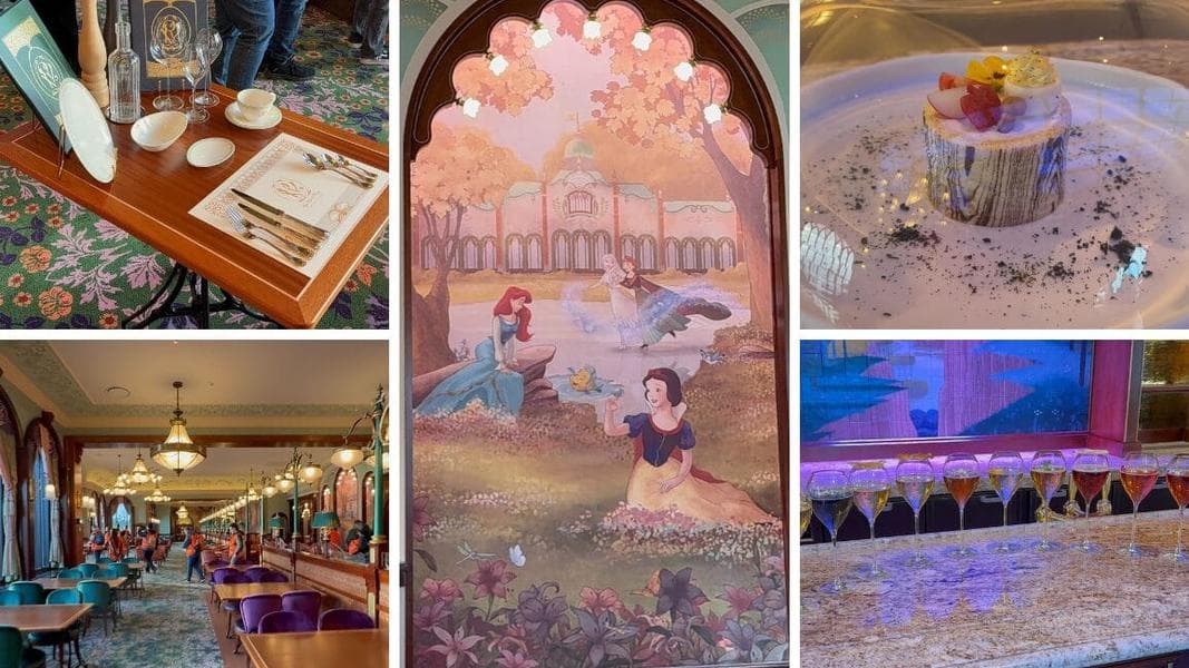 FIRST LOOK: Tour Inside Regal View Restaurant & Lounge, A Disney Princess Retreat at Disneyland Paris