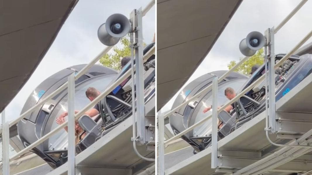 VIDEO: Test Track Car Hood Opens Mid Ride at EPCOT
