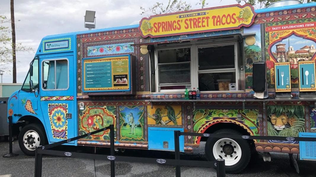 Springs’ Street Tacos Food Truck Closing February 18 at Disney Springs