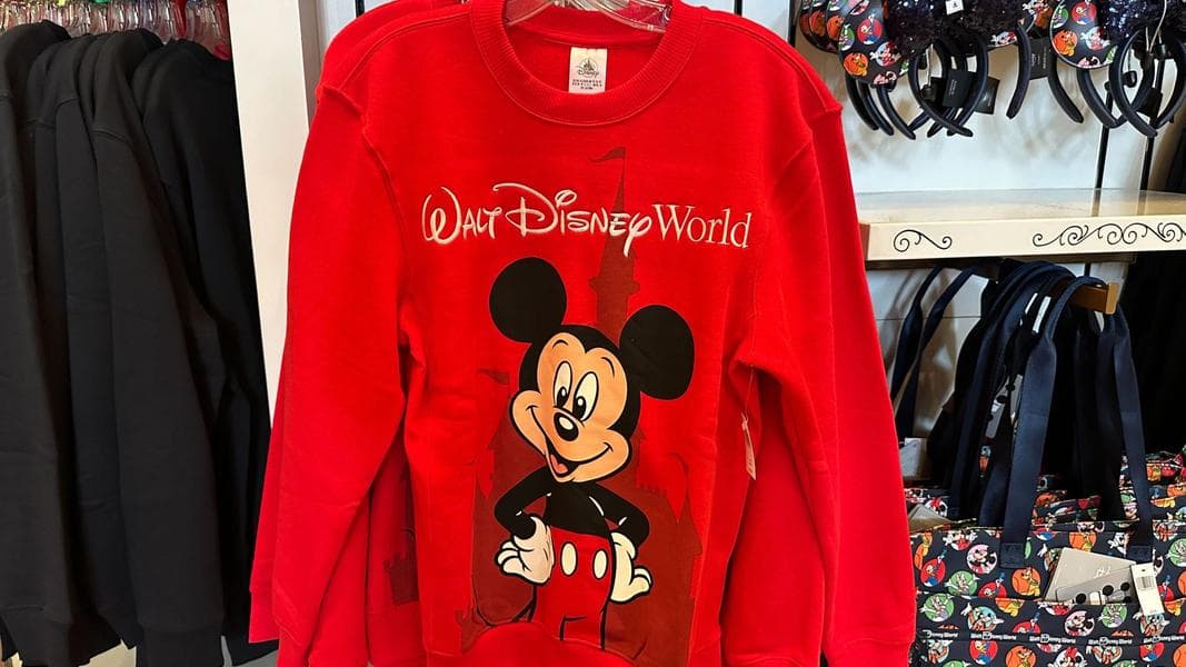 Mickey & Goofy Castle Sweatshirts at Walt Disney World