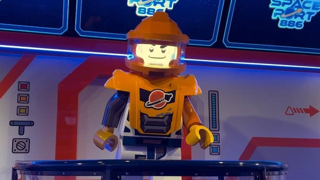Check out Legoland's first animatronic, inside Galacticoaster