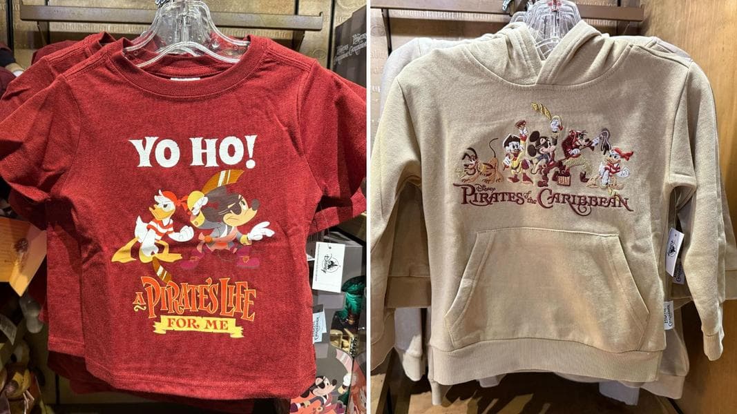 Live the Pirate Life with New Mickey Pirates of the Caribbean Youth Apparel at Disneyland