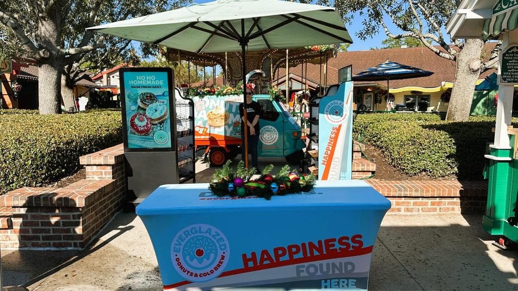 Everglazed Holiday Donut Pop Up at Disney Springs