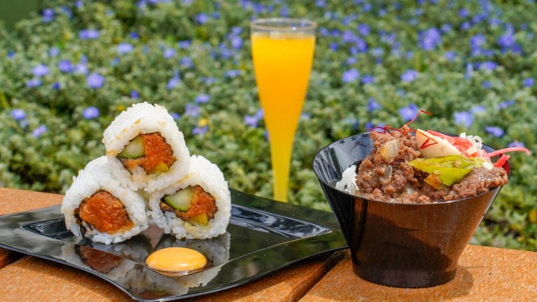 REVIEW: Japan Marketplace Offers New Sake Cocktail, Spicy Tuna Sushi, and More for the 2023 EPCOT International Food & Wine Festival