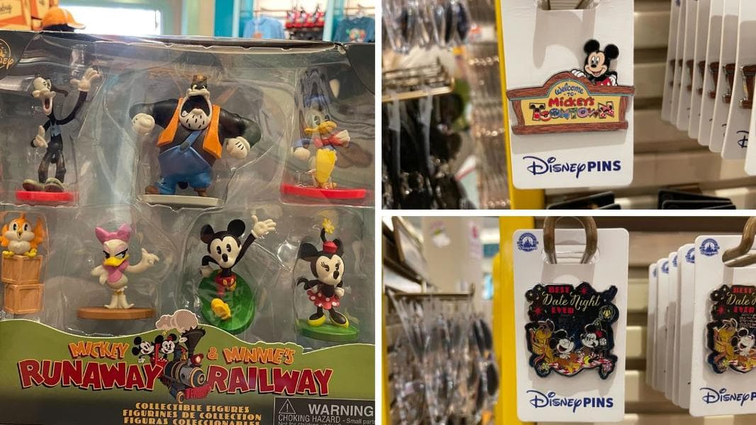 New Pins and Figurines Celebrate the Opening of Mickey & Minnie’s Runaway Railway, Mickey’s Toontown in Disneyland