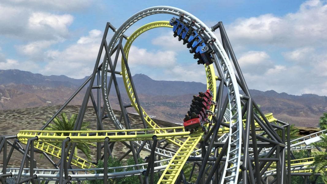 Six Flags Magic Mountain Adding Multi-Launch Racing Coaster West Coast Racers in 2019