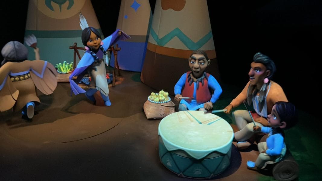 Never Land Tribe Scene Updated on Peter Pan’s Flight at Magic Kingdom