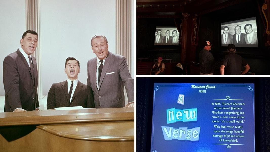 FIRST LOOK: Sherman Brothers Tribute Opens at Main Street Cinema for Disneyland 70
