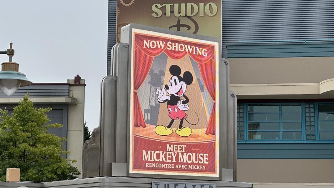 Meet Mickey Mouse temporarily moves to Walt Disney Studios Park