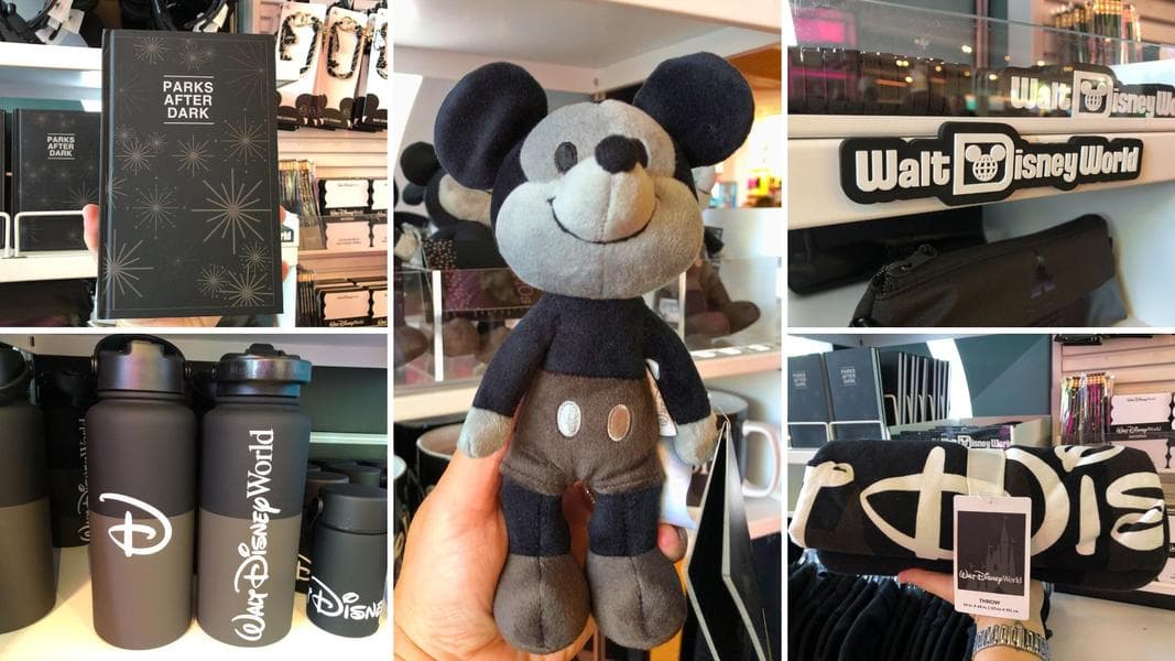 Full List With Prices of Black 'Parks After Dark' Logo Mania Collection Exclusively at Walt Disney World