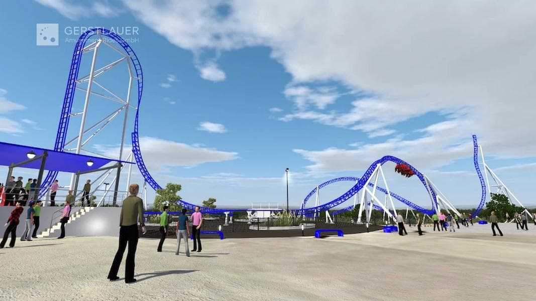 Palindrome infinity shuttle roller coaster is coming to the U.S. in 2022