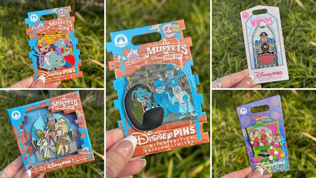 Disney World Pin Tuesday: The Muppets, Chip ‘n’ Dale Play Along Pins, & Windows of Attraction