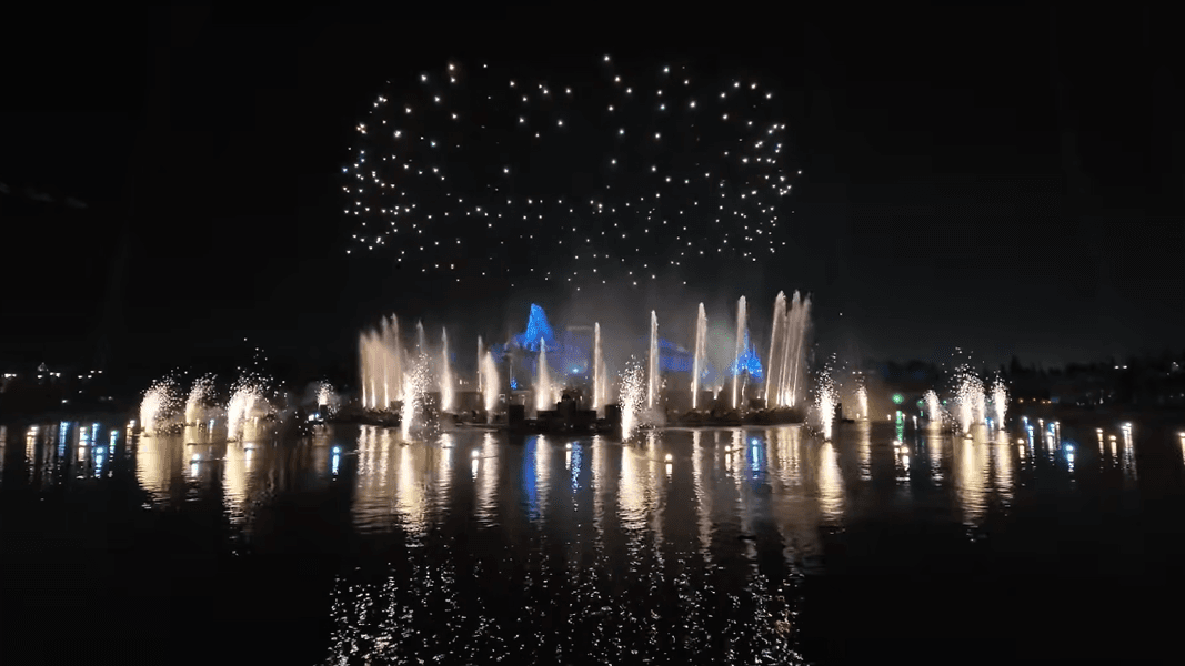 Disneyland Paris Adding Fountain Drones to 'Cascade of Lights'