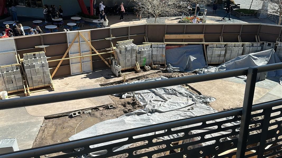 More Preparations for Concrete Work at Buzz Lightyear’s Space Ranger Spin at Walt Disney World