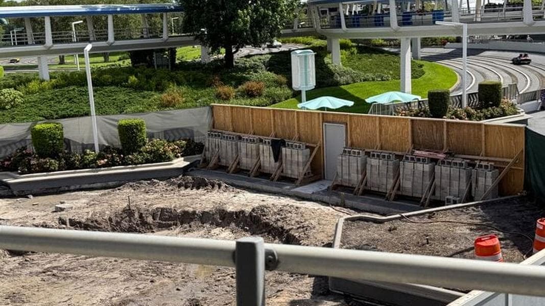 More Dirt Work and Muddy Pits as Cool Ship Construction Continues in Magic Kingdom