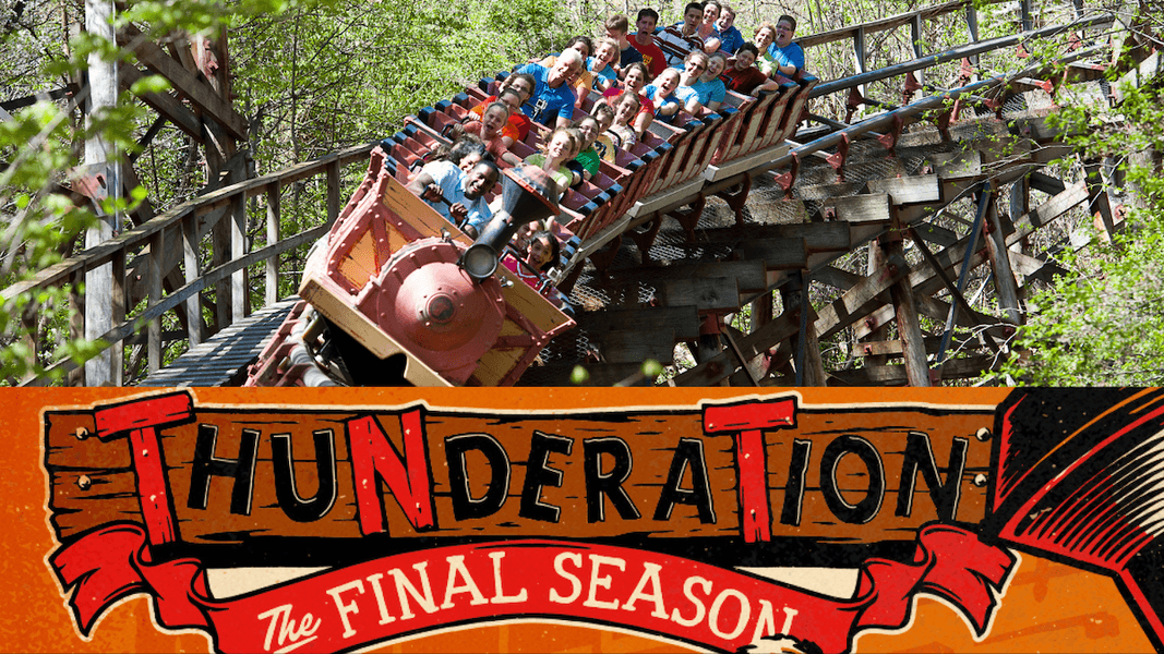 Thunderation roller coaster permanently closing at Silver Dollar City