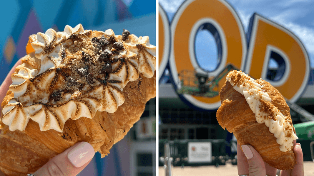 Review: We Tried the Chocolate Marshmallow Hazelnut and Cookie Butter Croissants at Walt Disney World