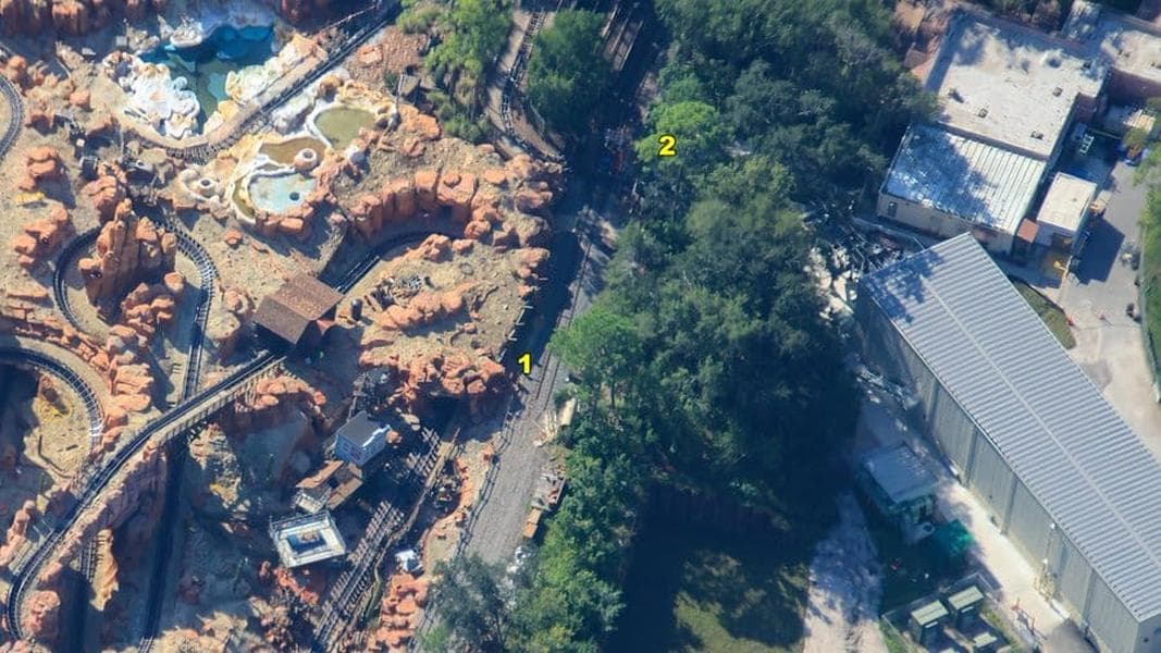 Walt Disney World Railroad Track & Silt Removal Begins for Magic Kingdom Expansion