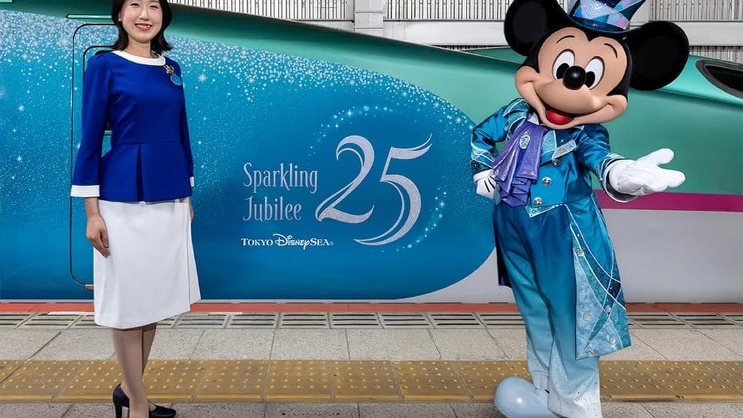 Tokyo DisneySea 25th Anniversary Bullet Train Launches