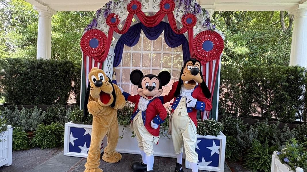 Mickey & Friends Spirit of '76 Meet & Greet in EPCOT for 4th of July 2026