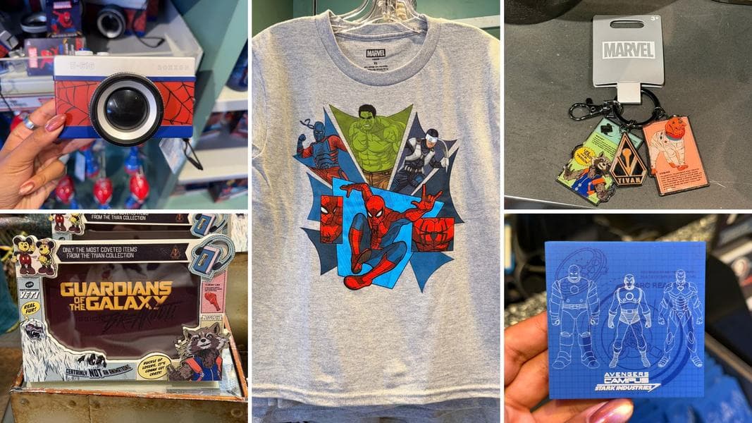 Guardians of the Galaxy, Spider-Man, and More Avengers Campus Merchandise at Disney California Adventure