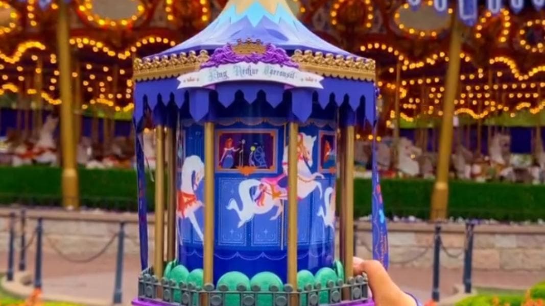 Magic Key Exclusive Spinning King Arthur Carrousel Popcorn Bucket Coming to Disneyland