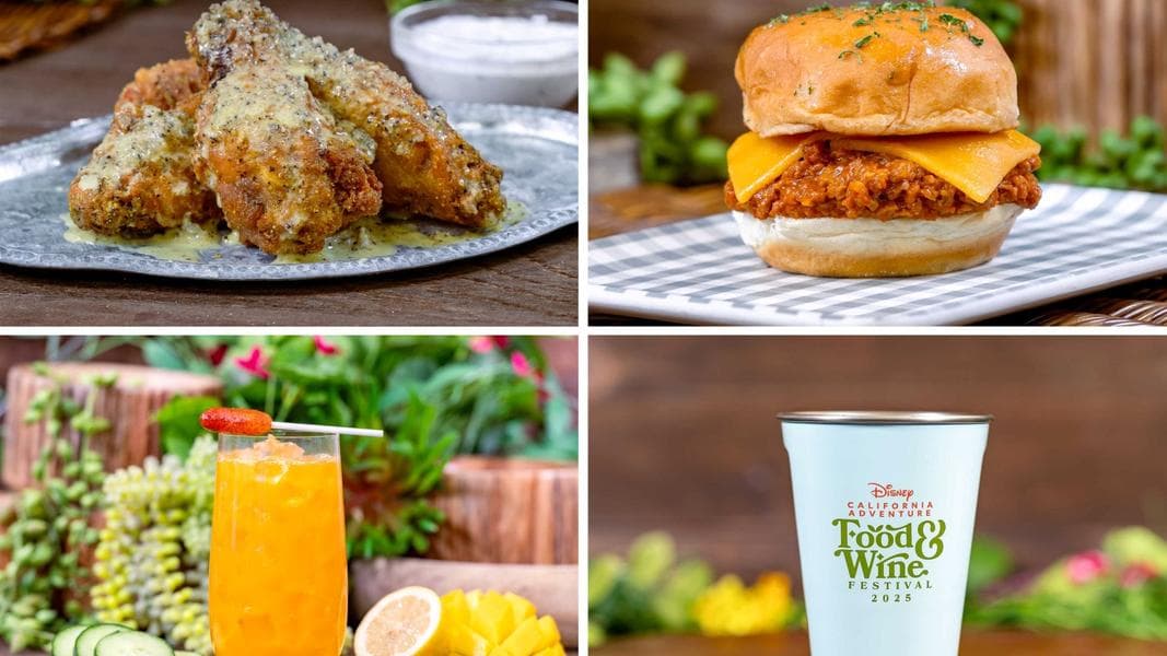 Full Menus Revealed for 2025 Disney California Adventure Food & Wine Festival