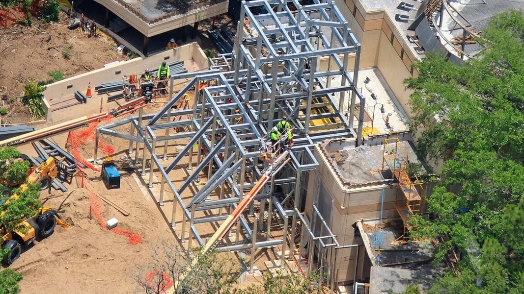 Mayan Temple for Future Indiana Jones Ride Begins to Take Shape at Tropical Americas in Disney’s Animal Kingdom