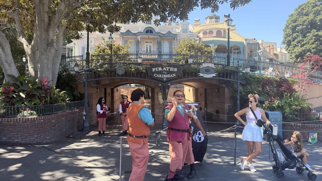 Pirates of the Caribbean at Disneyland Has Not Opened Yet Today