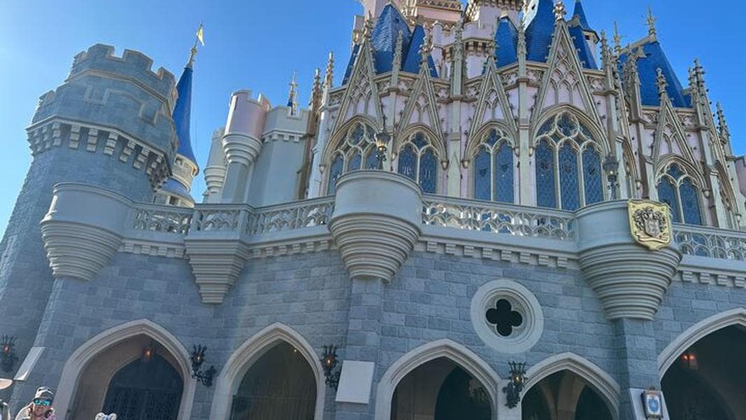 Cinderella Castle Painting Continues at Magic Kingdom