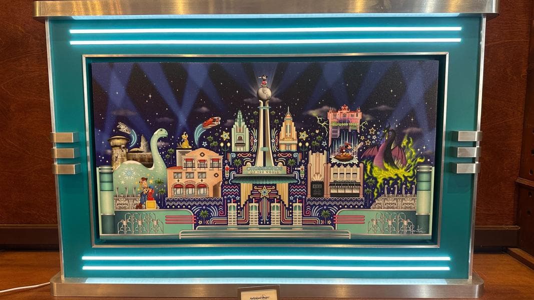 One-of-a-Kind Art Piece Themed to Disney’s Hollywood Studios Now Available