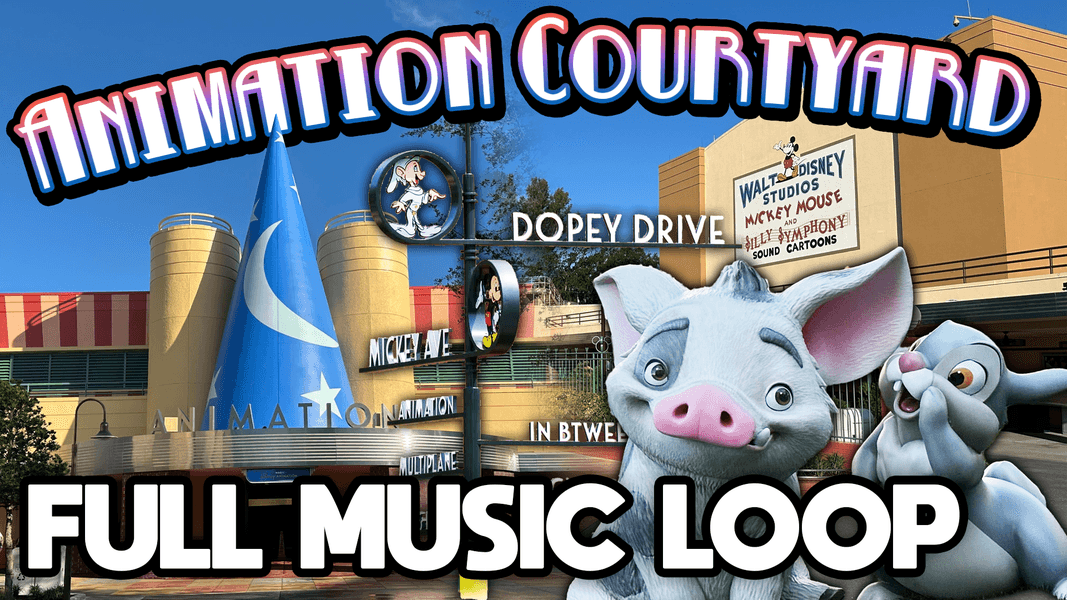 VIDEO: Animation Courtyard Background Music Loop Features New & Classic Disney Songs