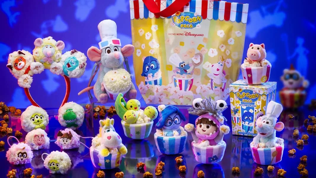 Hong Kong Disneyland Launches Limited Time Pixar-Themed Popcorn Pop-Up Shop