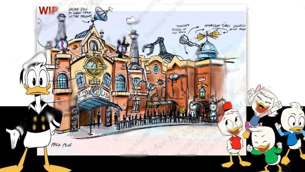 DuckTales Almost Replaced Roger Rabbit’s Car Toon Spin at Disneyland