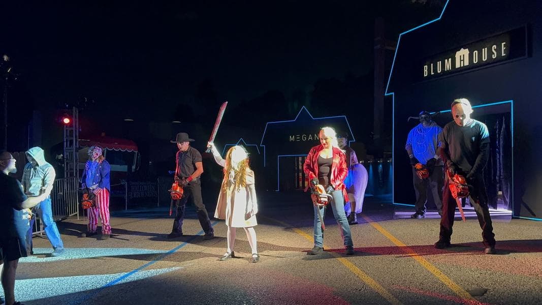 Full Video of Terror Tram: Enter the Blumhouse at Halloween Horror Nights 2024