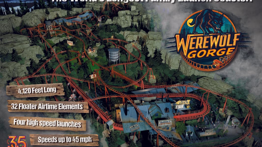 Six Flags Fiesta Texas Announces “Werewolf Gorge,” World’s Longest Family Coaster, Opening in 2027