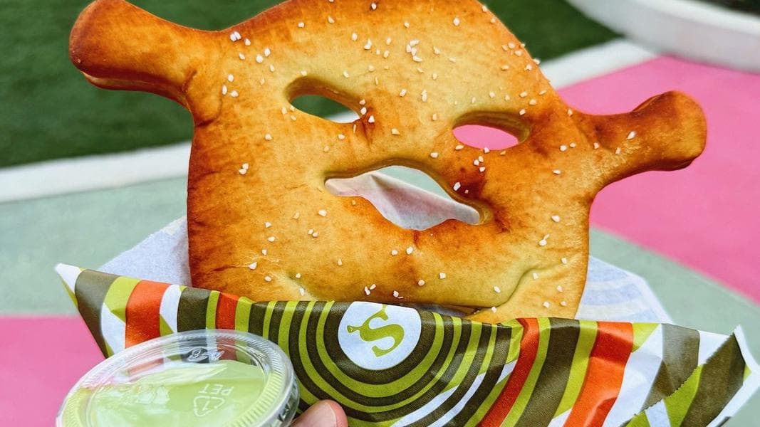DreamWorks Land snack menus with prices (Shrekzel!)