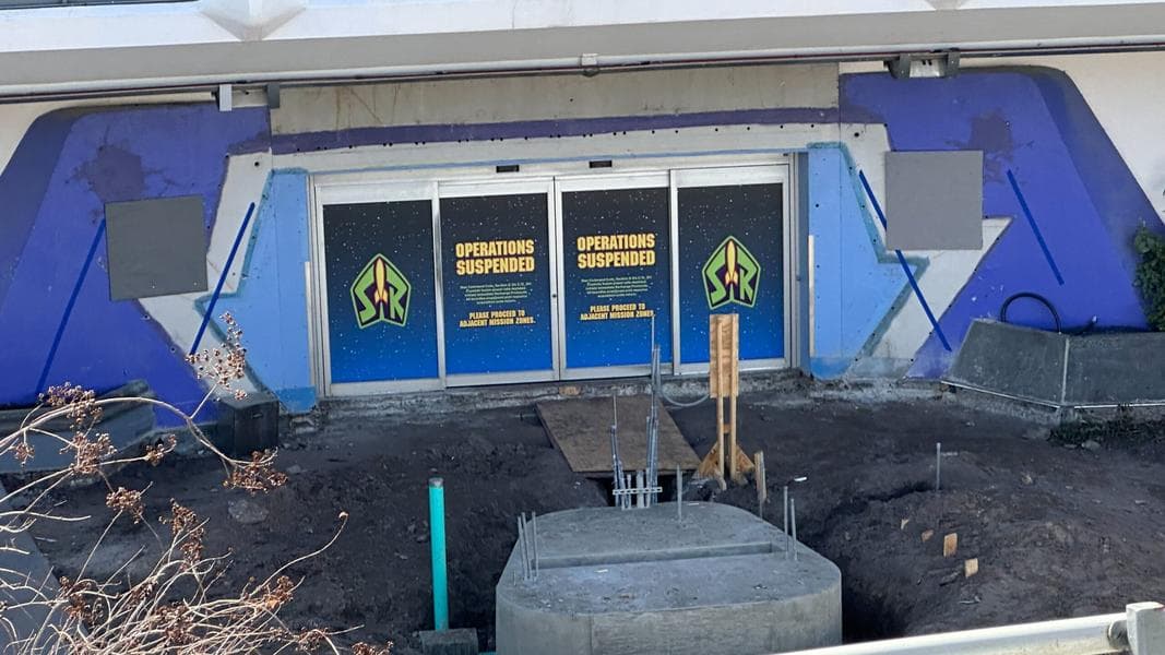 Concrete Poured for New Buzz Lightyear’s Space Ranger Spin Entrance