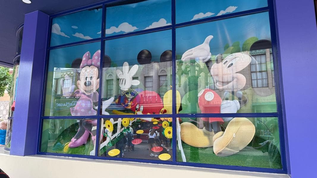 New Mickey Mouse Clubhouse Display Windows Unveiled at Disney California Adventure